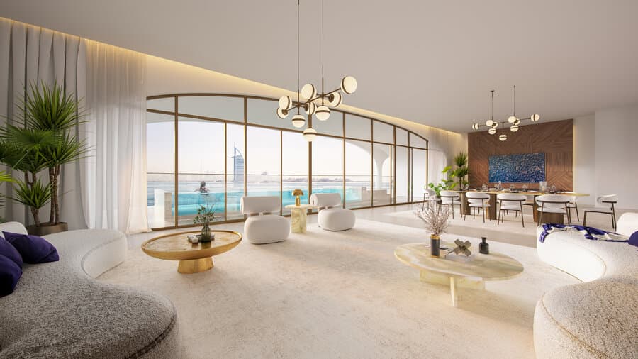 OCEAN HOUSE, Дубай | Район Palm Jumeirah